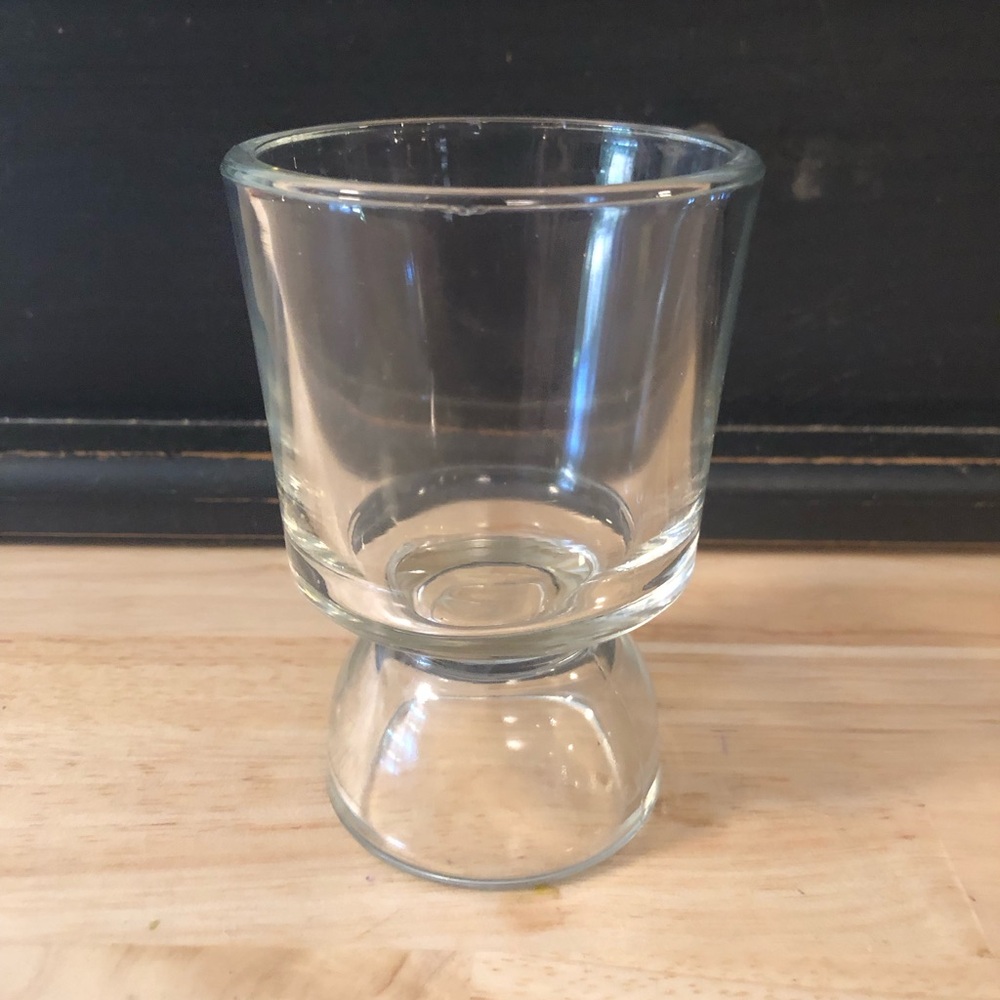 Vintage Clear Glass Egg Cup